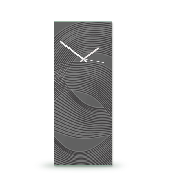 Designové nástěnné hodiny Jemné abtraktní vlnky C175C